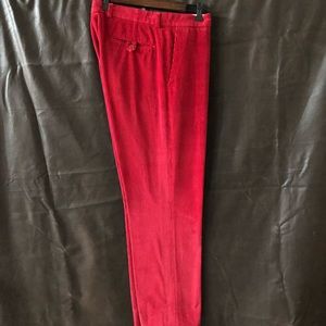 Vintage farrows Holiday Red Corduroy Pants 34/32